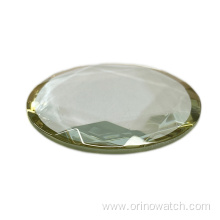 Diamond cutting surface Sapphire glass watch parts